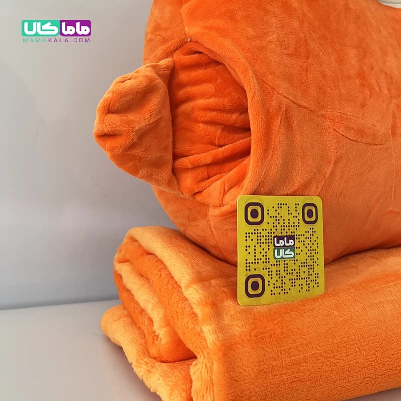 عروسک خرگوش بالشتی پتودار دست گرم کن 50 سانتیمتر — تصویر ۸