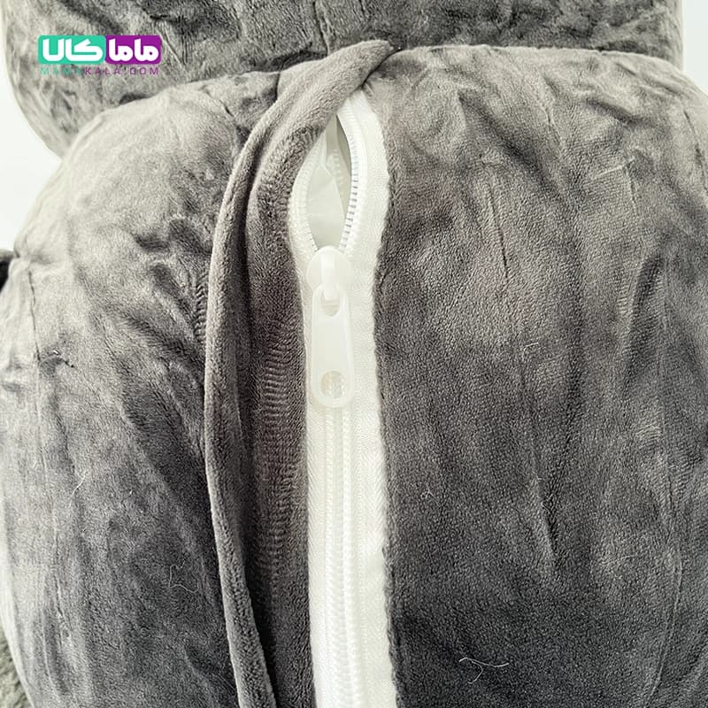 عروسک پنگوئن بالشتی پتودار مشکی 50 سانتیمتر — تصویر ۷