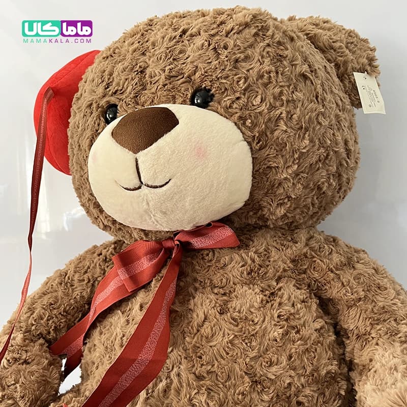 عروسک خرس تدی مدل قلب بادکنکی طرح دار 120 سانتیمتر — تصویر ۶