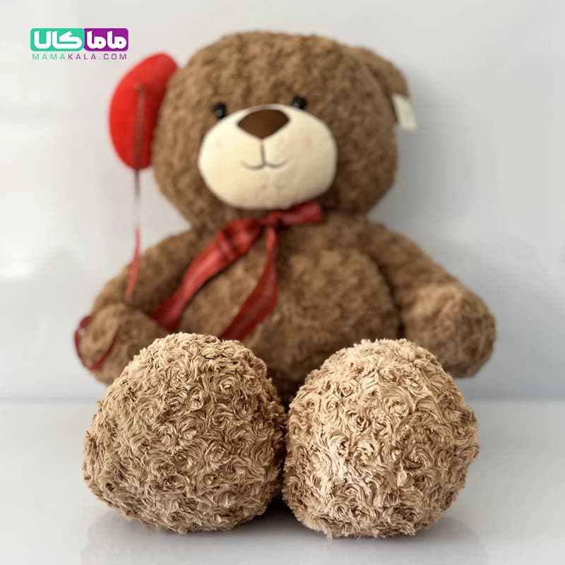 عروسک خرس تدی مدل قلب بادکنکی طرح دار 100 سانتیمتر — تصویر ۸