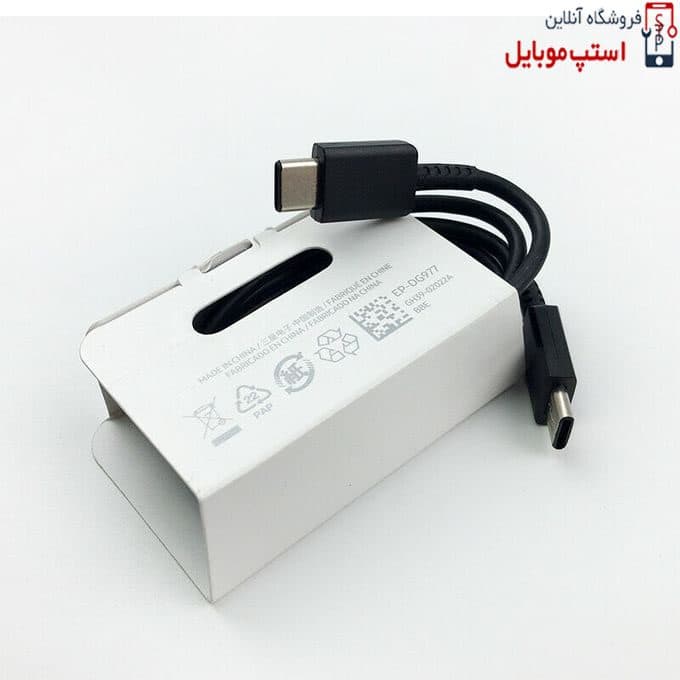 کابل شارژر تبلت سامسونگ TAB S7 از نوع 2 سر تایپ C — تصویر ۴