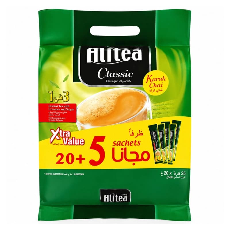 چای لاته کرک ۳ در ۱ علی تی ۲۵ عددی