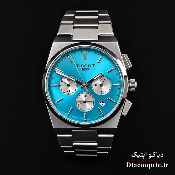 ساعت مچی مردانه سه موتور برند تیسوت مدل DO1344 استیل — تصویر ۲