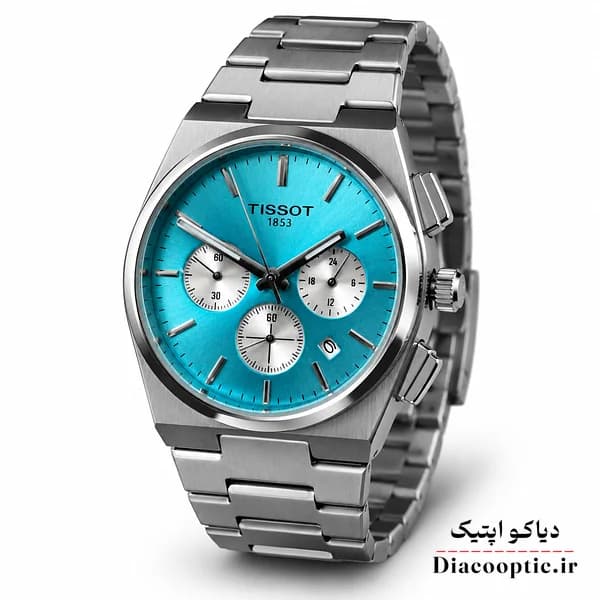 ساعت مچی مردانه سه موتور برند تیسوت مدل DO1344 استیل