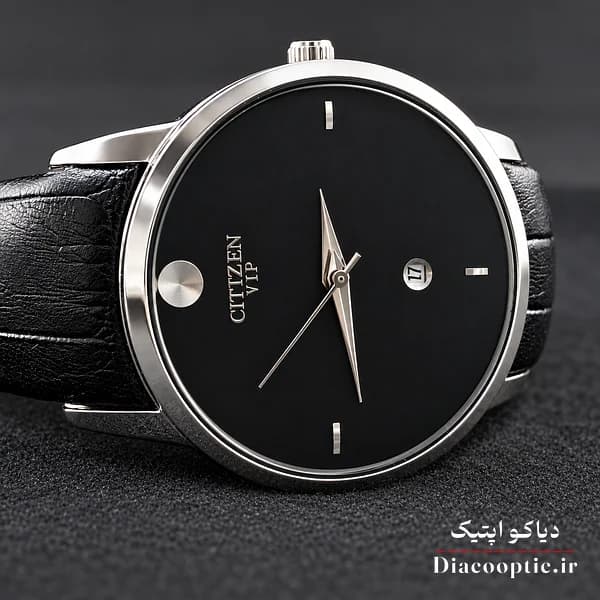 ساعت مچی زنانه موتور ژاپن اصلی برند سیتیزن مدل DO1343 چرمی — تصویر ۴