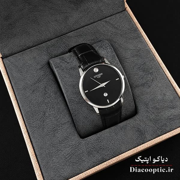 ساعت مچی زنانه موتور ژاپن اصلی برند سیتیزن مدل DO1343 چرمی — تصویر ۷