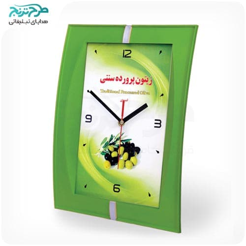 ساعت دیواری مدل نگین — تصویر ۳