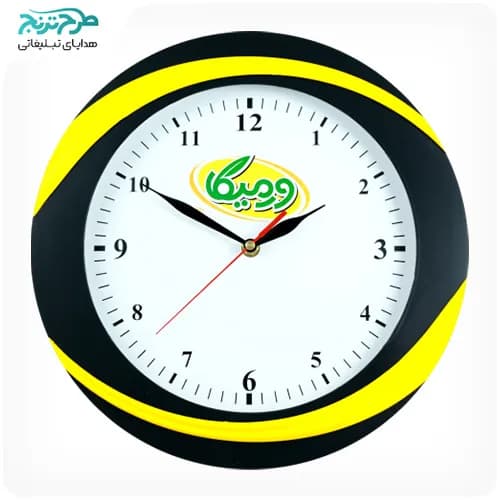 ساعت دیواری تبلیغاتی طرح موج 235 — تصویر ۴