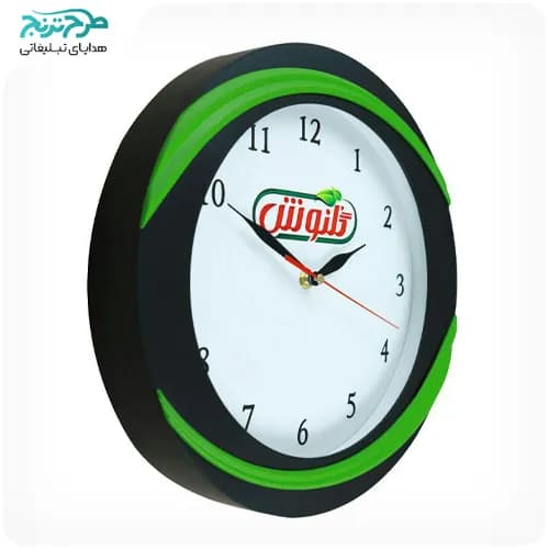 ساعت دیواری تبلیغاتی طرح موج 235 — تصویر ۳