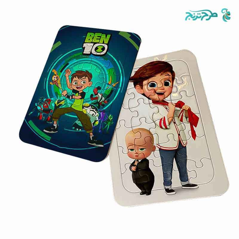 پازل 24 تکه سایز A5 — تصویر ۳