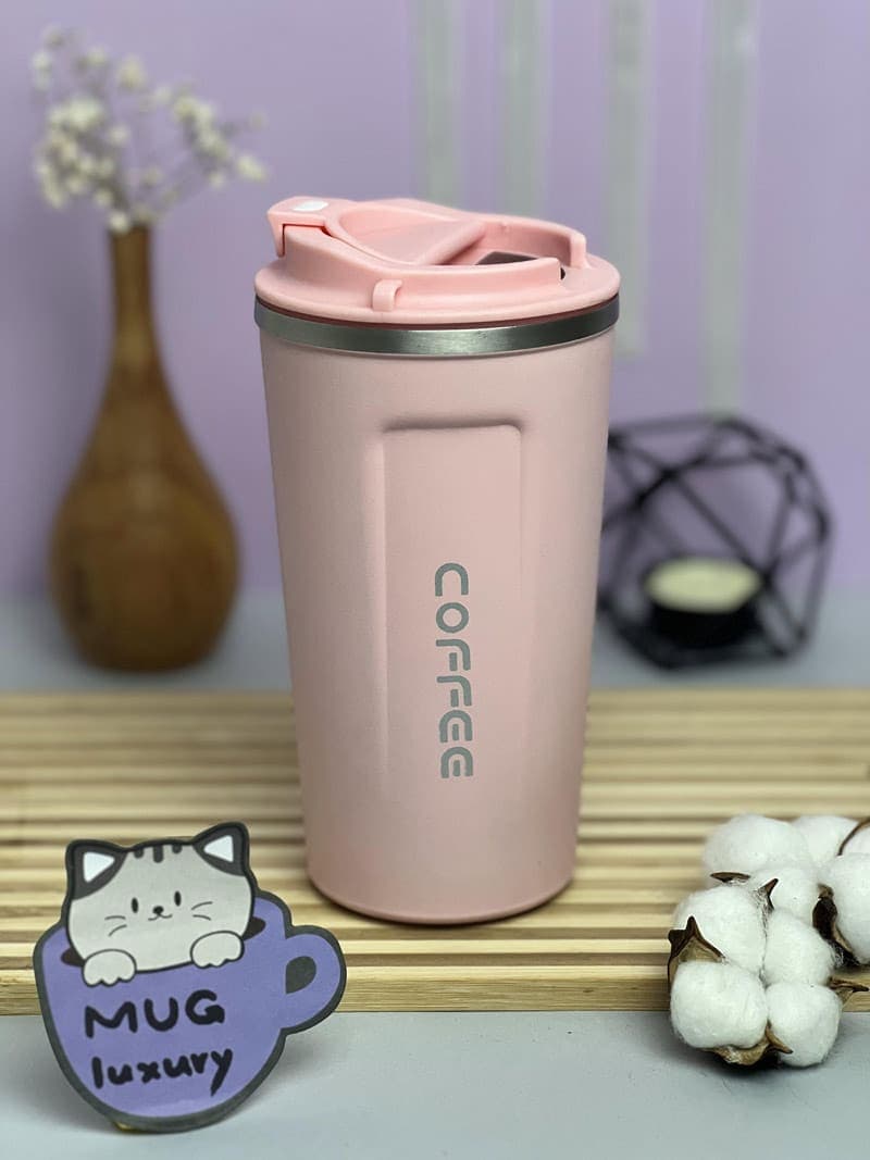 تراول ماگ دماسنج دار مدل Coffee