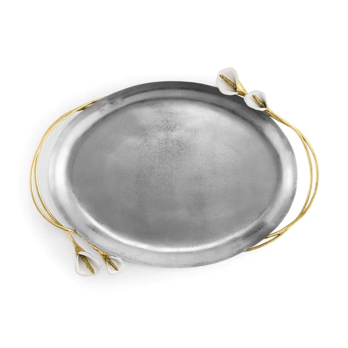سینی مایکل آرام | Calla Lily Oval Tray — تصویر ۴