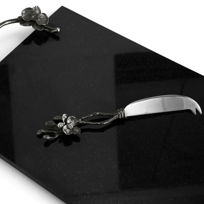 تخته پنیر مایکل آرام به همراه کارد – لارج | Black Orchid Cheese Board w/ Knife – LG — تصویر ۳