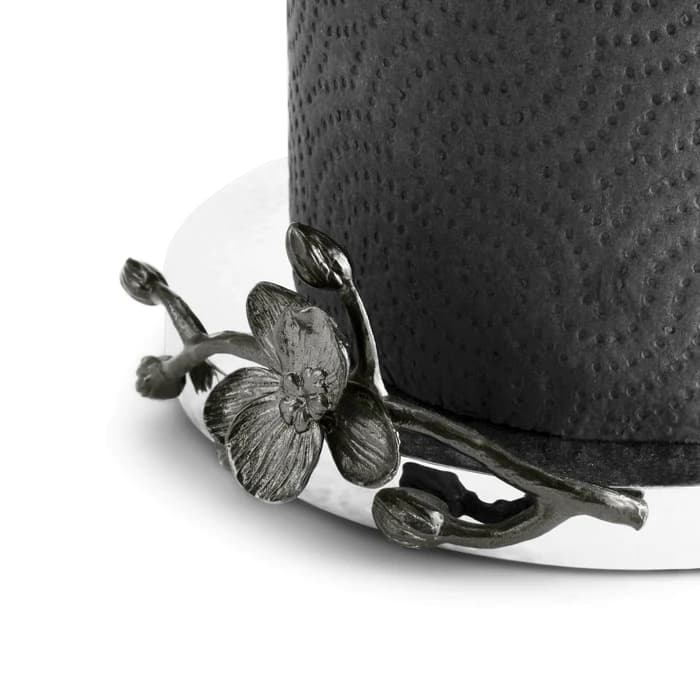 جا دستمالی مایکل آرام | Black Orchid Paper Towel Holder — تصویر ۲
