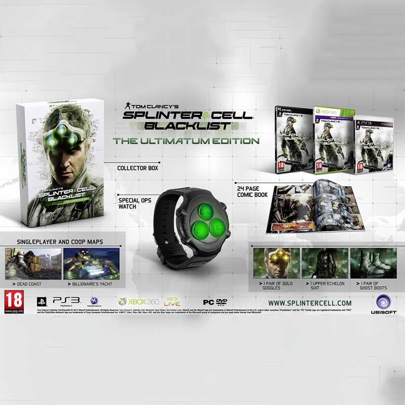 بازی Splinter Cell Blacklist برای PC نسخه التیمیت ادیشن — تصویر ۲