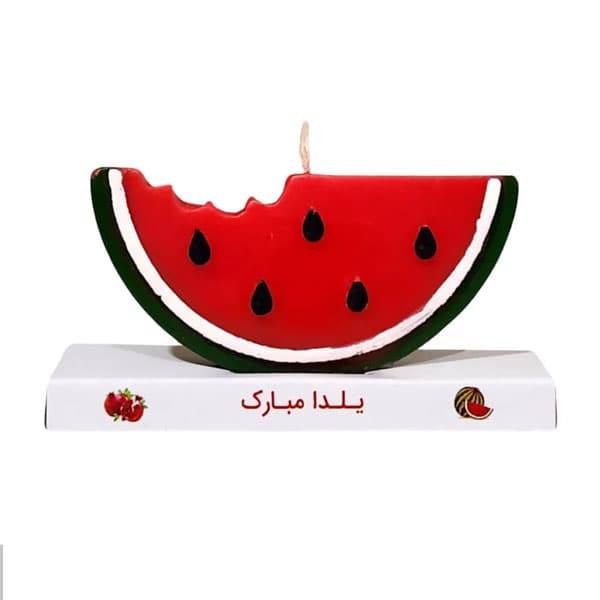 شمع قاچ هندوانه شب یلدا