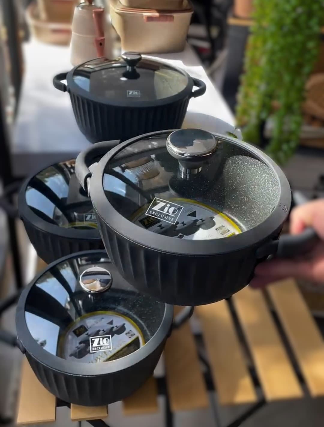 سرویس قابلمه 10 پارچه زیو ترکیه / ZIO ZCS8690-5S32 — تصویر ۴