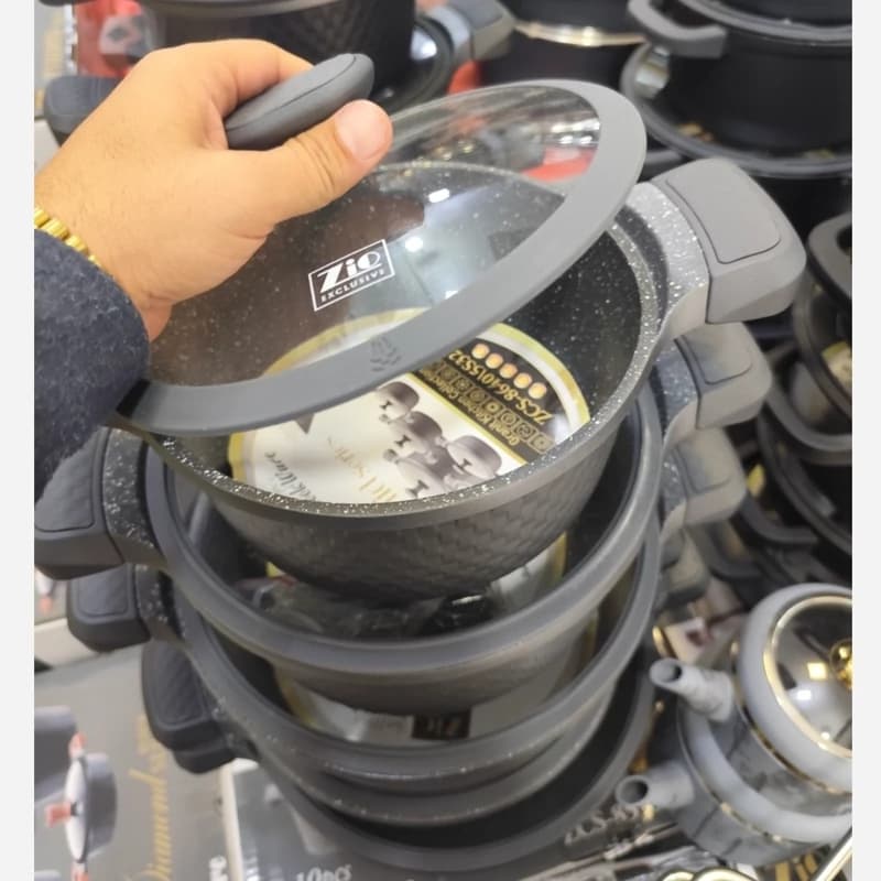 سرویس قابلمه زیو ترکیه مدل 8640 / ZIO ZCS8640-5S32 — تصویر ۵