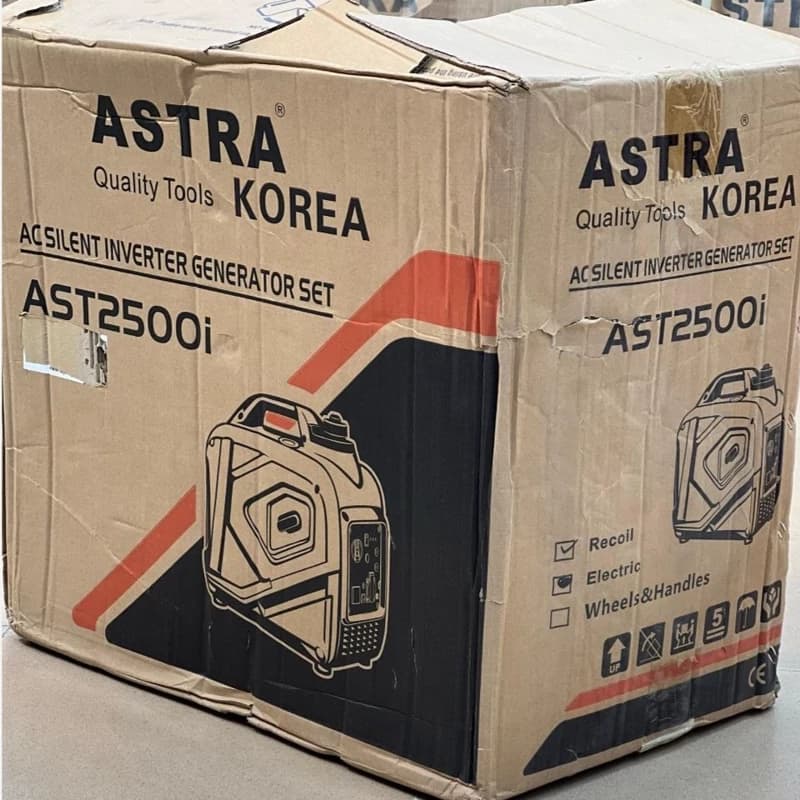 موتور برق سایلنت بنزینی 2200 وات / generator astra korea ast2500i — تصویر ۵