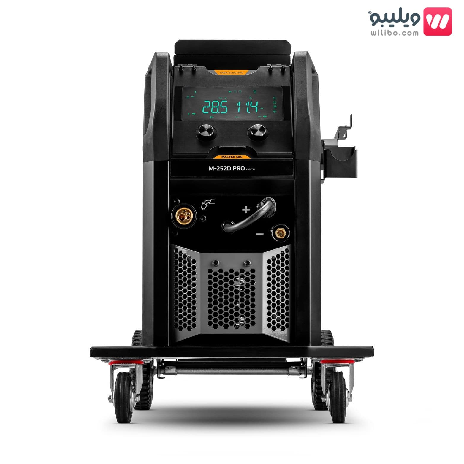 دستگاه جوش 250 آمپر CO2 صبا الکتریک مدل MASTER MIG M-252D PRO DIGITAL (دیجیتال) — تصویر ۳