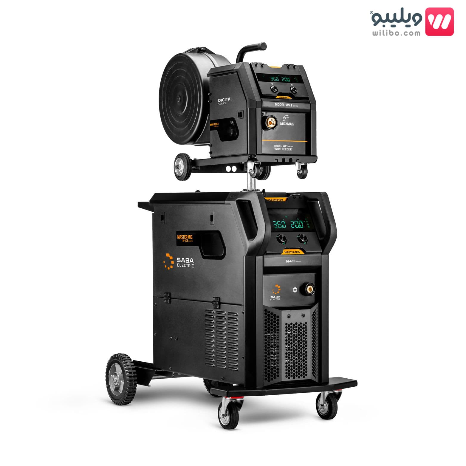 دستگاه جوش 400 آمپر CO2 صبا الکتریک مدل MASTER MIG M- 406 DIGITAL (دیجیتال) — تصویر ۲