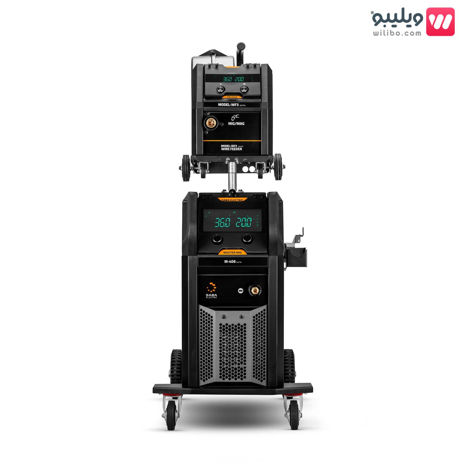دستگاه جوش 400 آمپر CO2 صبا الکتریک مدل MASTER MIG M- 406 DIGITAL (دیجیتال) — تصویر ۳