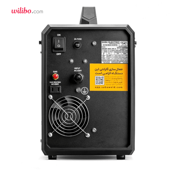 دستگاه جوش 200 آمپر CO2 صبا الکتریک مدل SMART-MIG-200-S — تصویر ۷