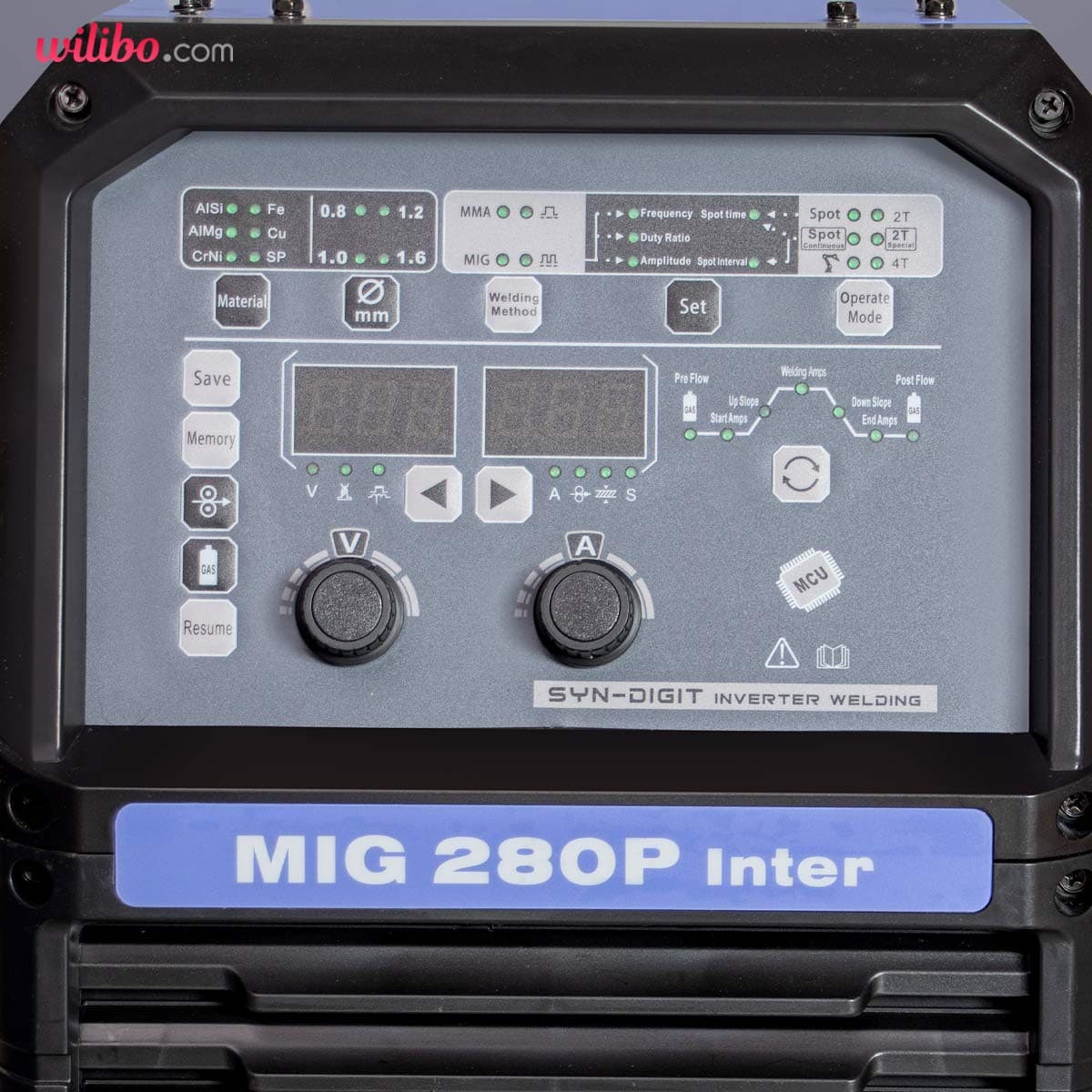 دستگاه جوش co2 پالسی سه فاز صنعتی 280 آمپر هوولد مدل MIG-280P Inter — تصویر ۲