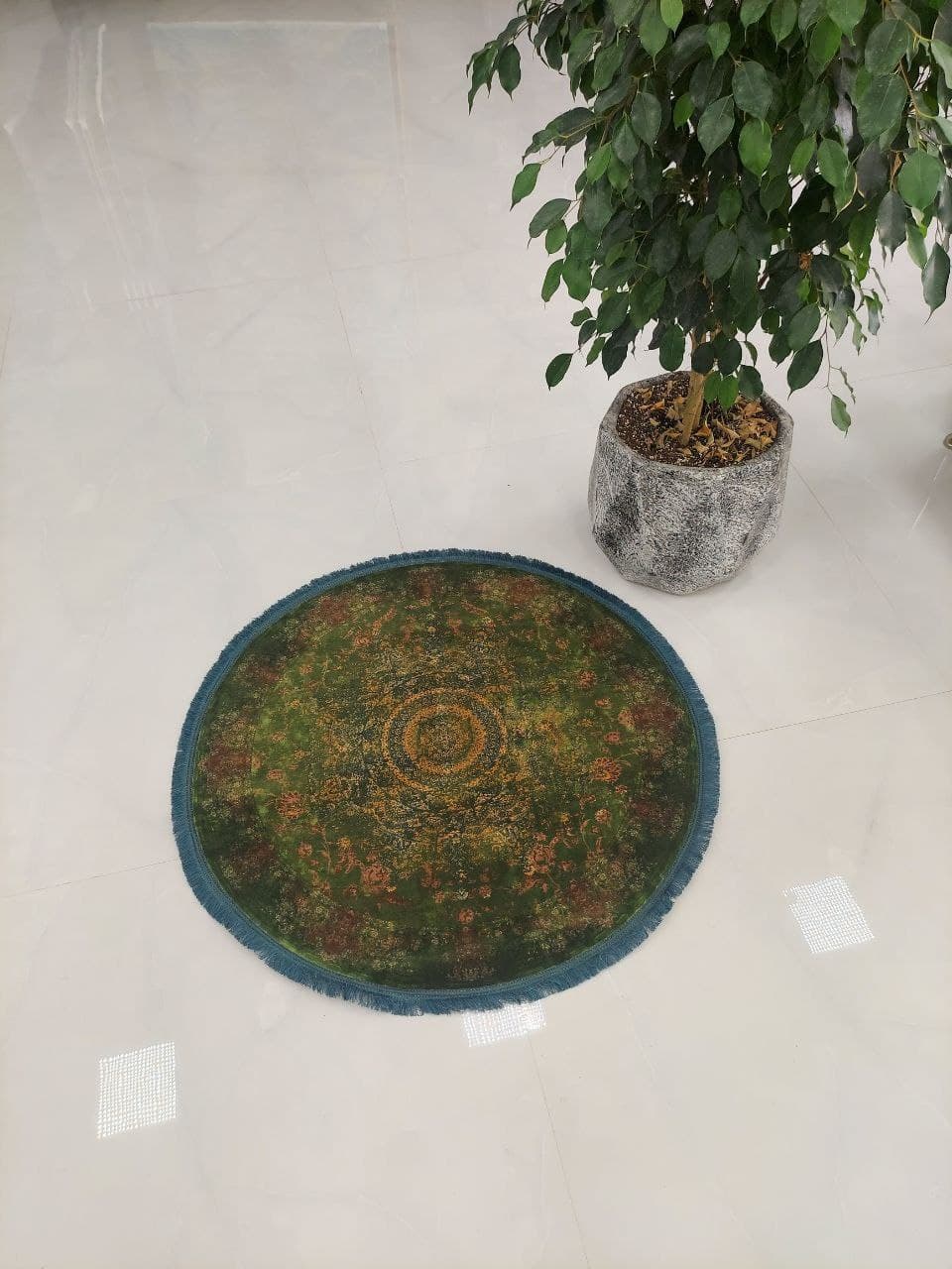 فرش طرح 300610 سبز پررنگ 1200 شانه — تصویر ۵