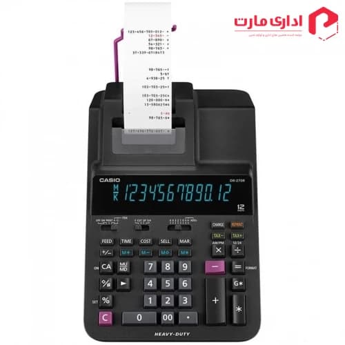 ماشین حساب با چاپگر کاسیو مدل DR-270R — تصویر ۳