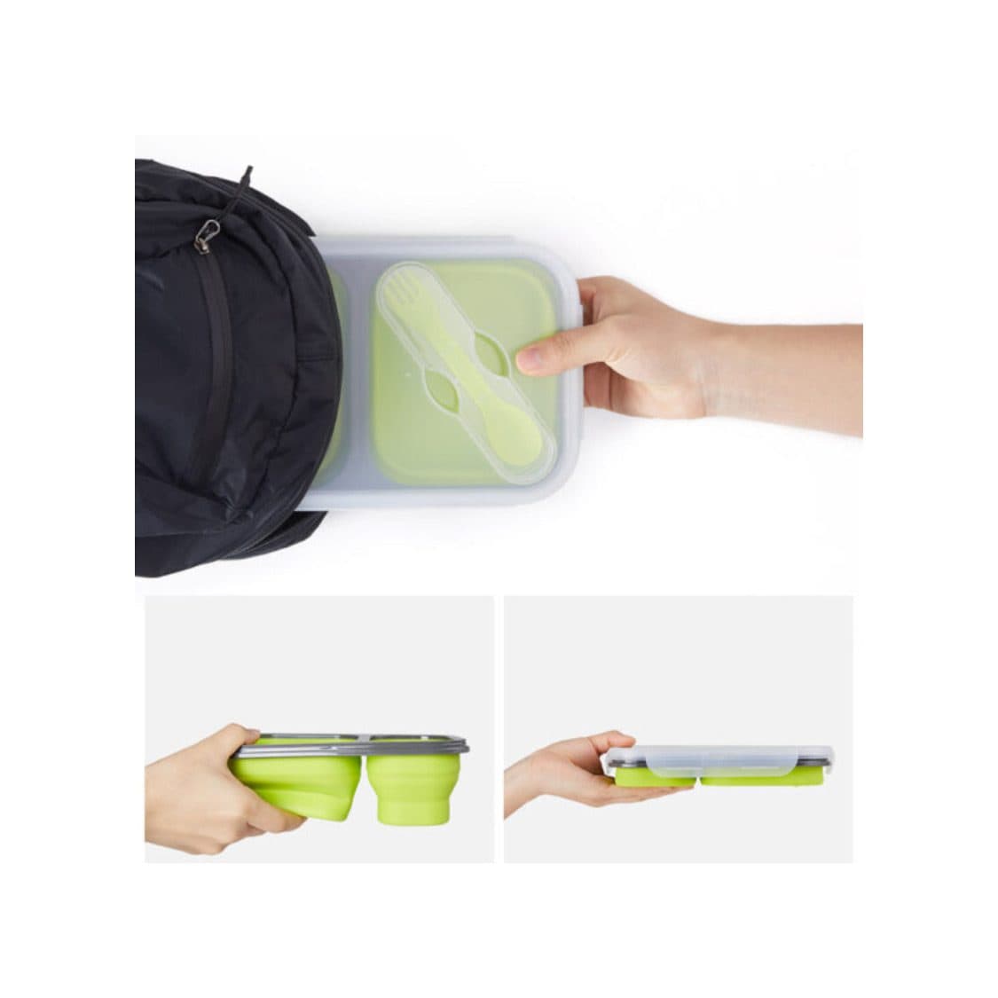 ظرف غذا سیلیکونی نیچرهایک NH18G001-J — تصویر ۷