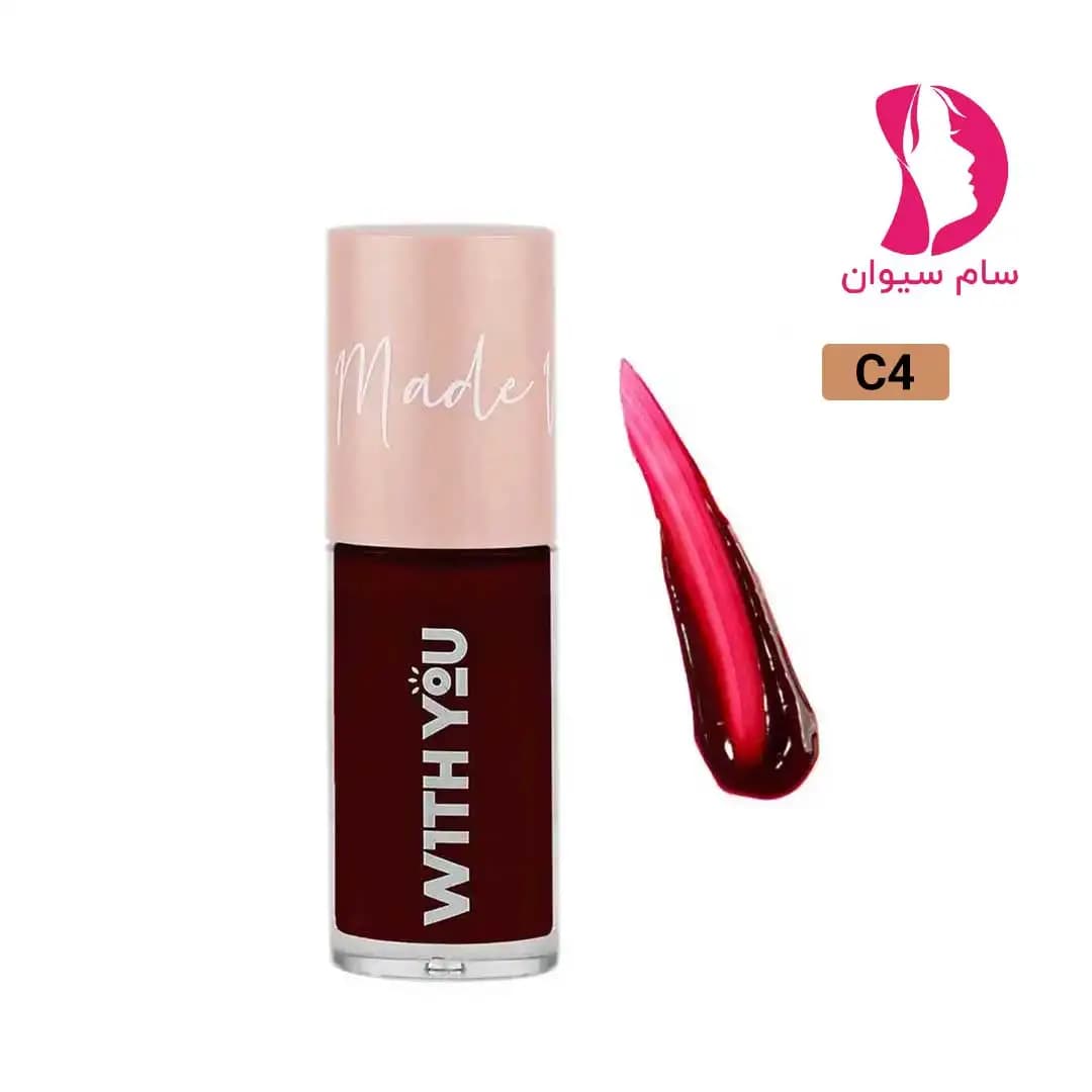 تینت رنگی لب و گونه C4 پشن ویت یو(Passion Tint With You) — تصویر ۲