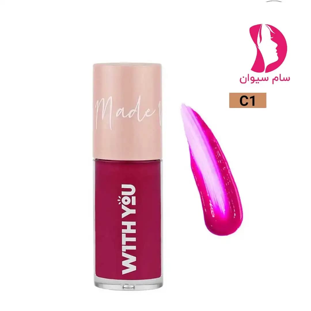 تینت رنگی لب و گونه C1 پیونی ویت یو(Peony Tint With You) — تصویر ۲