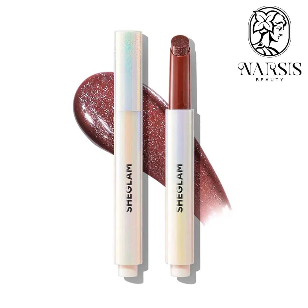 بالم لب براق شیگلم مدل POUT-PERFECT رنگ IN BLOOM
