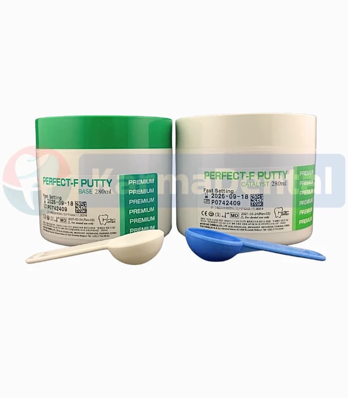 پوتی قالبگیری سیلیکون افزایشی – HDC Premium Perfect -F Putty Fast — تصویر ۲