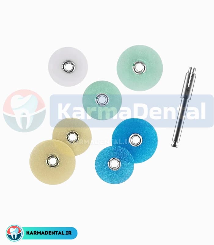 کیت دیسک پرداخت کامپوزیت روبی 80 عددی – Ruby Platon Polishing Discs — تصویر ۲