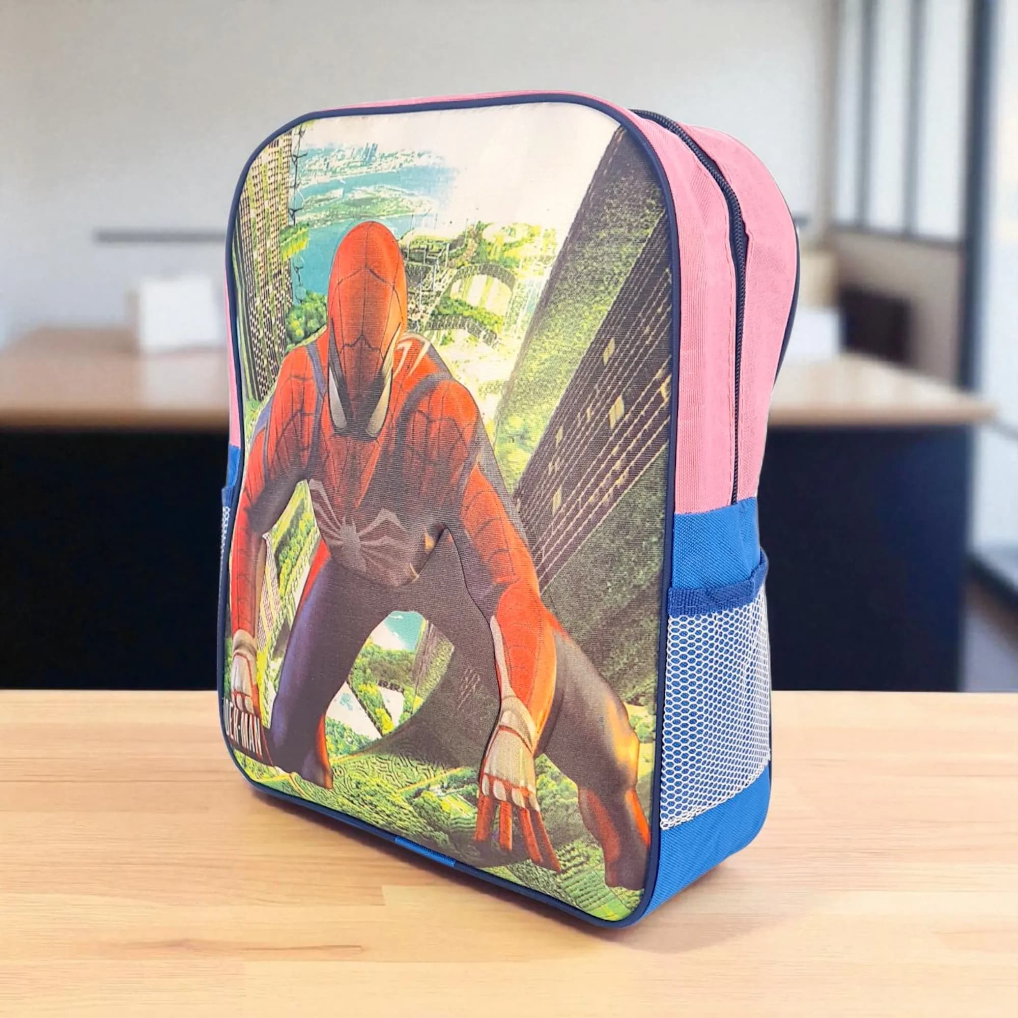 کوله پشتی بچگانه طرح مرد عنکبوتی SPIDER MAN مدل (اقتصادی) کد ECO-SPMAN — تصویر ۶