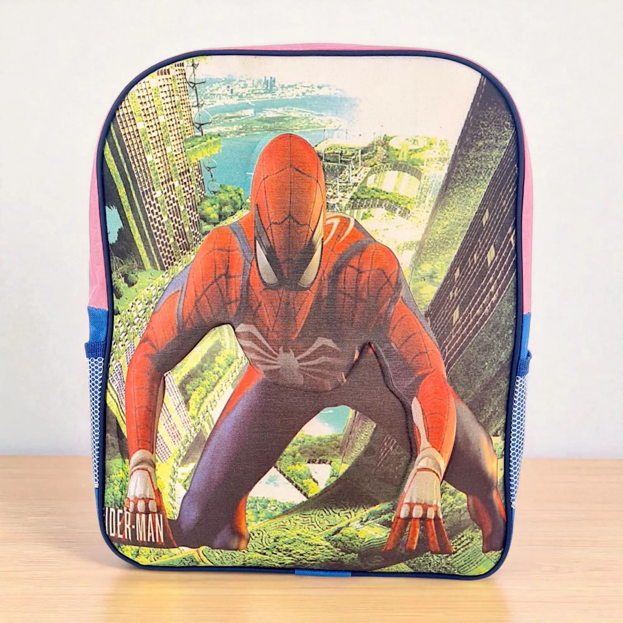 کوله پشتی بچگانه طرح مرد عنکبوتی SPIDER MAN مدل (اقتصادی) کد ECO-SPMAN — تصویر ۲
