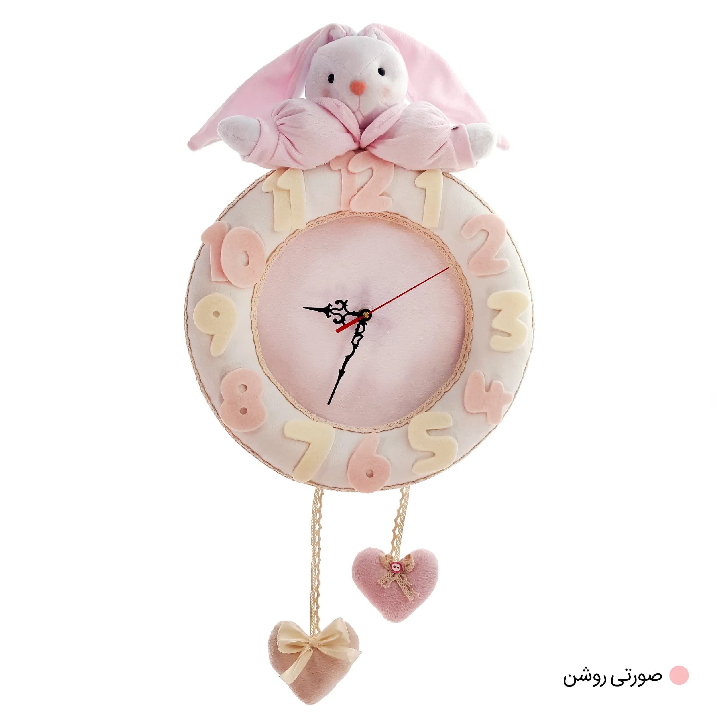 ساعت دیواری کودک مدل خرگوش رابیت کد W-RAB-T — تصویر ۸
