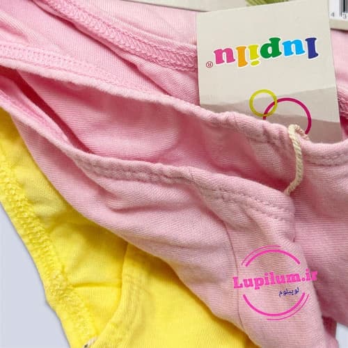 شورت 4عددی اسلیپ صورتی زرد — تصویر ۲