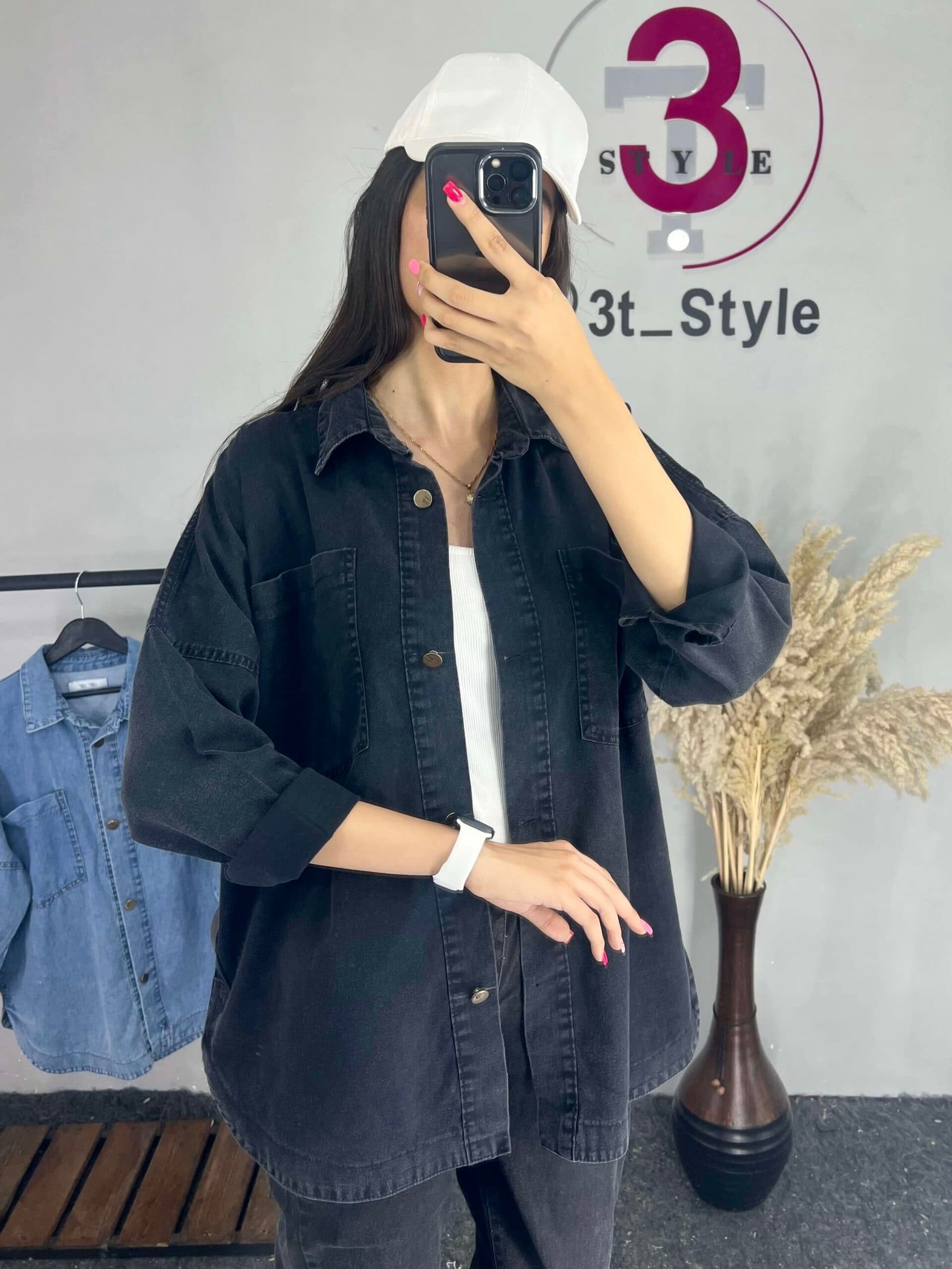 کت زنانه جین زارا کد ۱۴۵۷ — تصویر ۸
