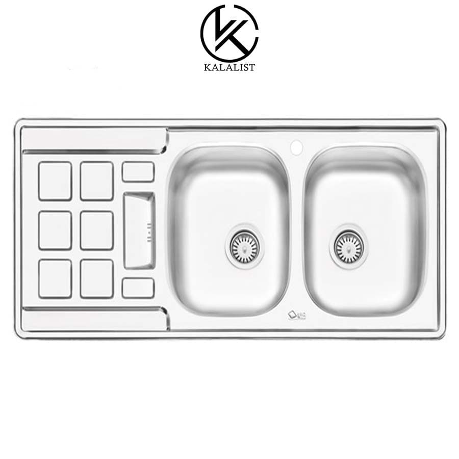 سینک ایلیا استیل نیمه فانتزی توکار مدل 4021