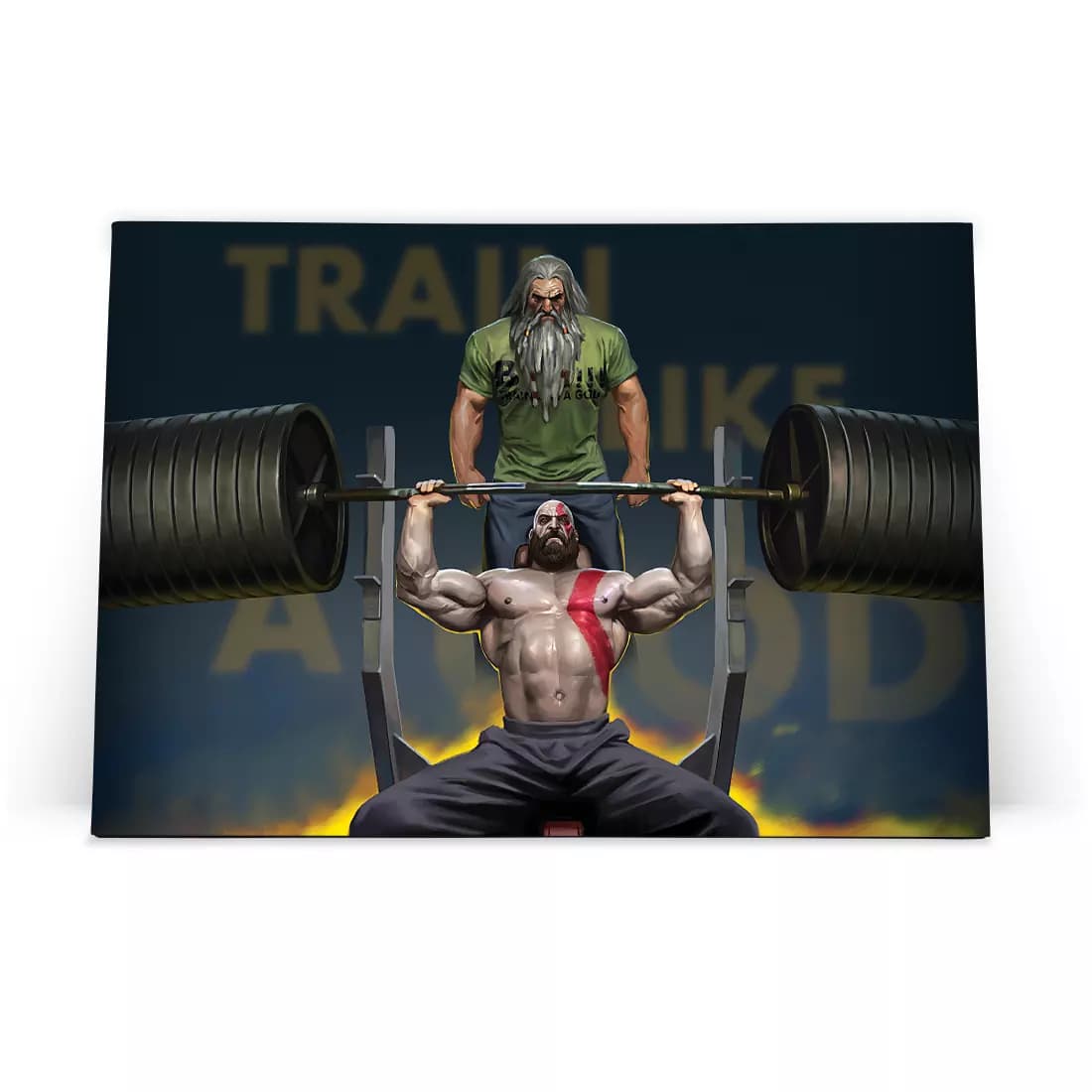 تابلو شاسی گاد آف وار طرح 12 GOD OF WAR
