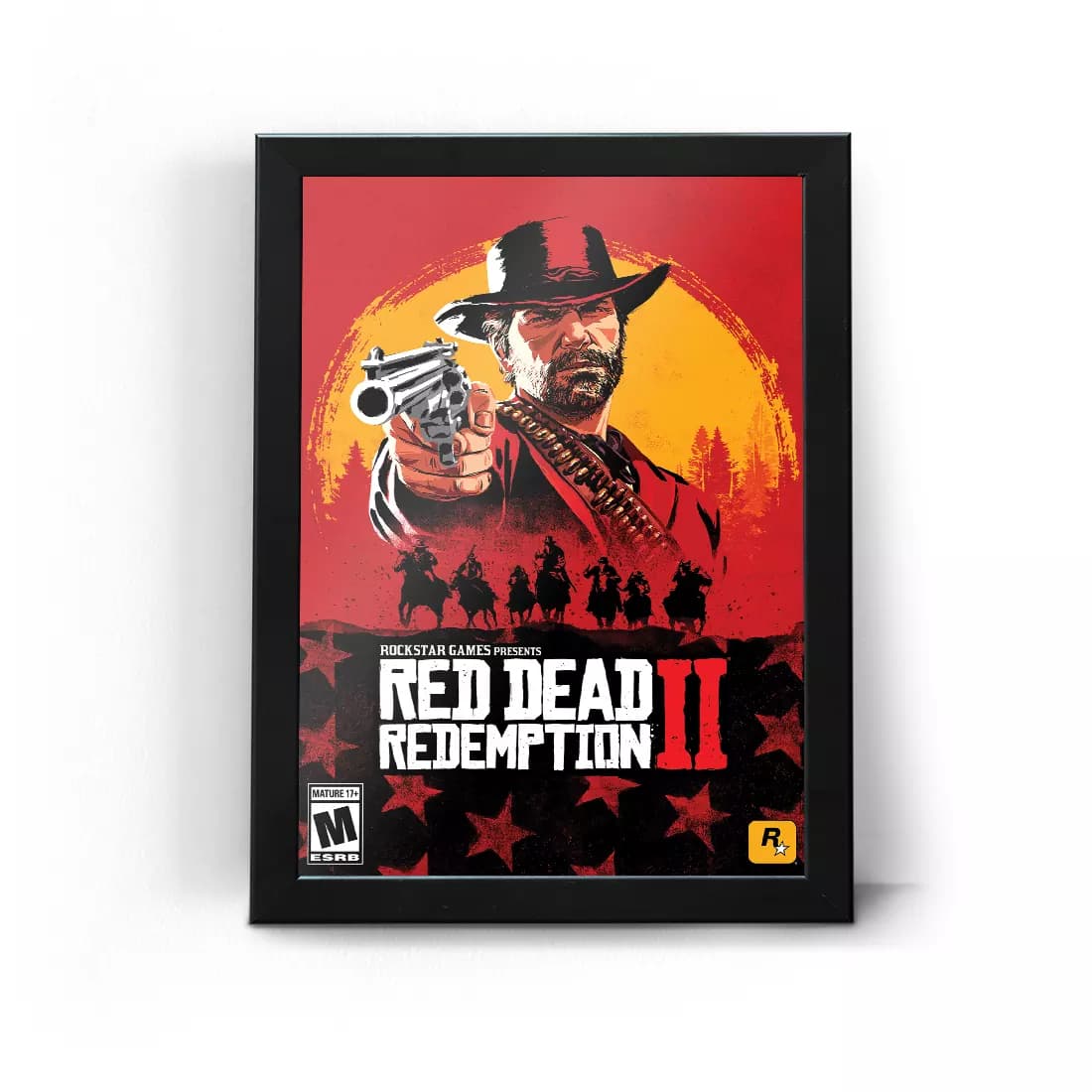 تابلو قاب رد دد ردمپشن Red Dead Redemption طرح آرتور