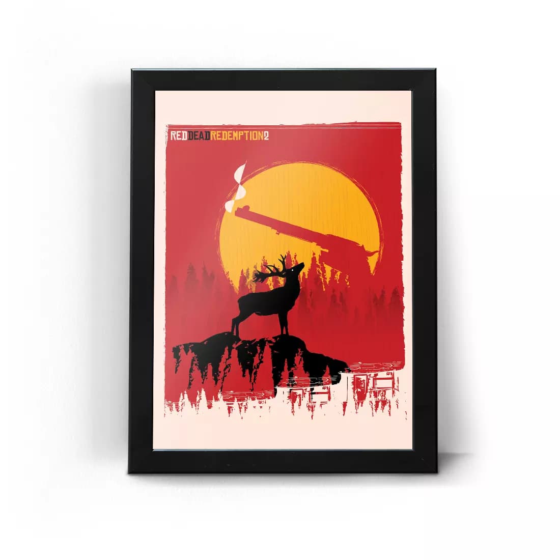 تابلو قاب رد دد ردمپشن طرح 2 Red Dead Redemption