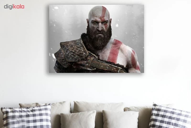 تابلو شاسی گالری استاربوی طرح بازی God Of War مدل Amazing Game 4 — تصویر ۲