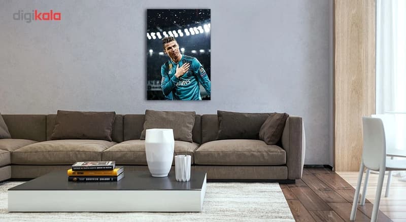 تابلو شاسی گالری دیکوماس طرح کریستیانو رونالدو کد CR7 DMS-T135 — تصویر ۲