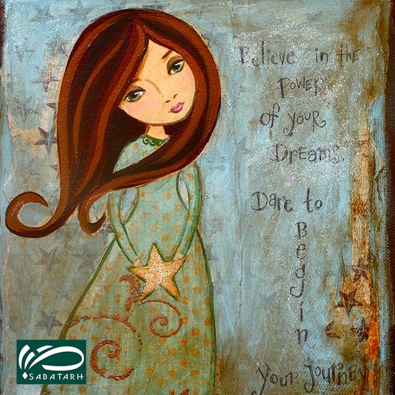 تابلو شاسی صبا طرح بانوی ستاره ها کد M165 — تصویر ۳