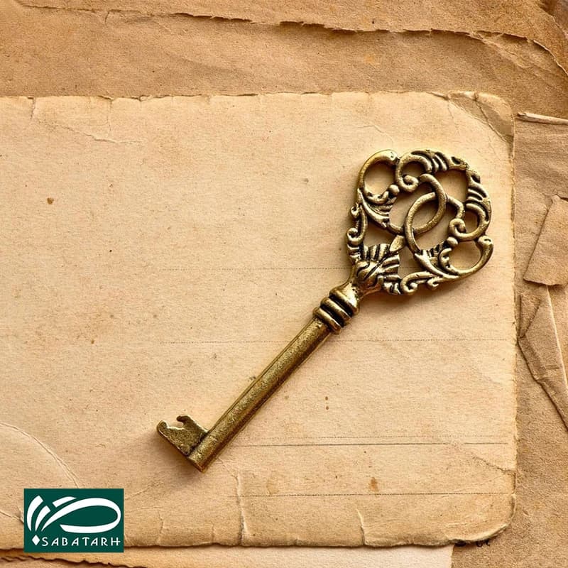تابلو شاسی صبا طرح مدل کلید قدیمی کد M210 — تصویر ۲