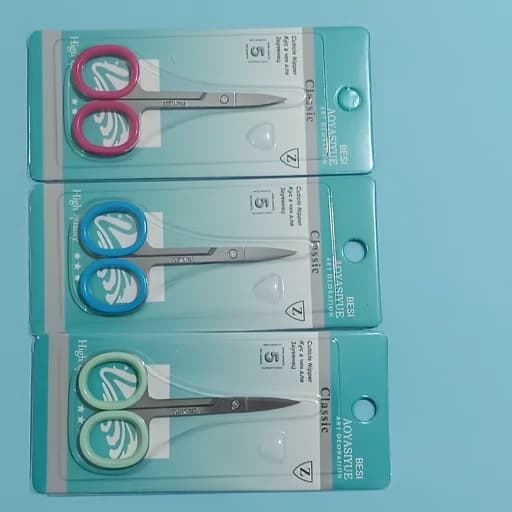 قیچی ابرو کد GSS-302 دسته رنگی